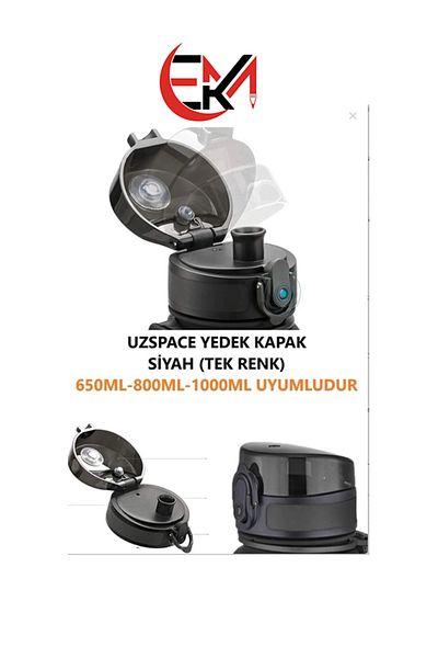 Uzspace غطاء احتياطي متوافق مع EKM 650 مل - 800 مل - 1000 مل