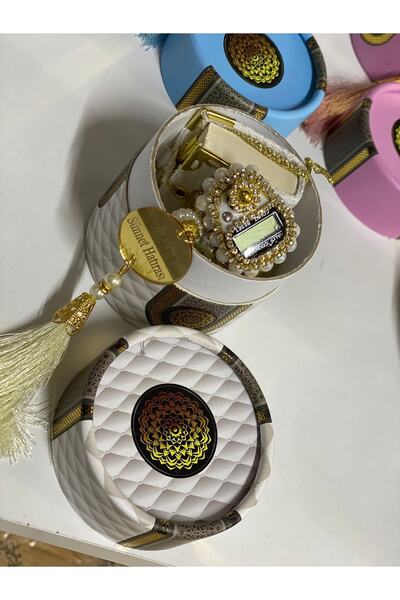 GÜLSEMALİ 10 Adet Dağıtmalık Hediye Mini Kuran Isimli Tesbih Taşlı Zikirmatik...