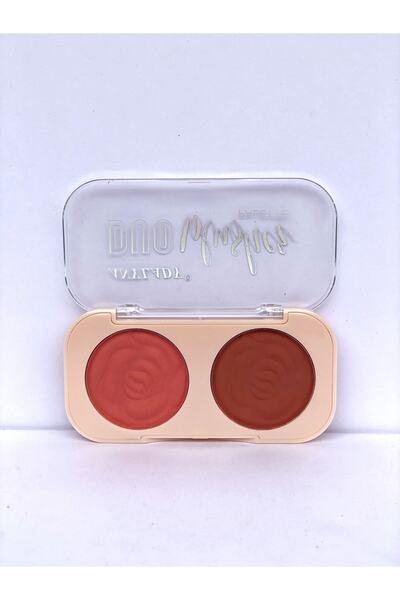 AİLY COSMETİCS Rose Duo 2'li Mat Allık - Blusher Palette