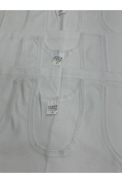 Seher Yıldızı Underwear Children's Thick Strap Tank Top Set of 6