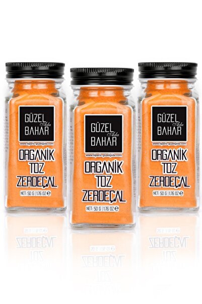 Güzel Ada Gıda Organik Toz Zerdeçal 3x50 gr
