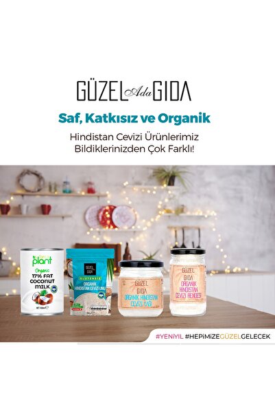 Güzel Ada Gıda Organik Hindistan Cevizi Rendesi 2x110 gr