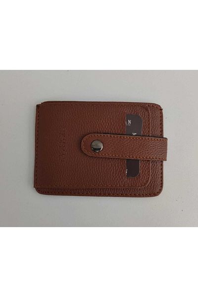 firdevsi hobi Thin Card Holder Horizontal Snap Wallet