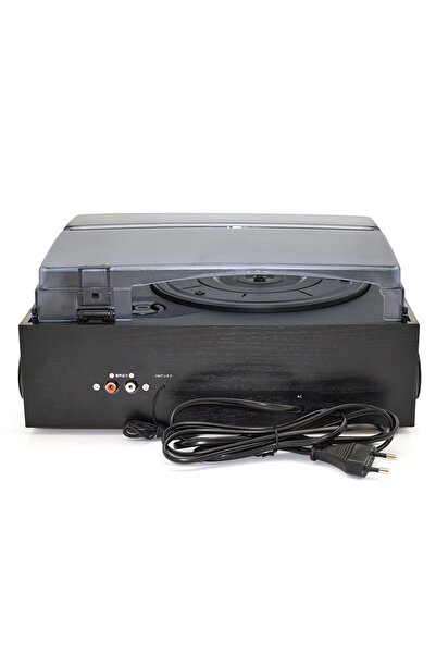 Genel Markalar Kn-27 Bluetoothlu Kumandalı Hoparlörlü Pikap Radyo Kaset Usb Mp3 33-45-78 Plaklar Çalar