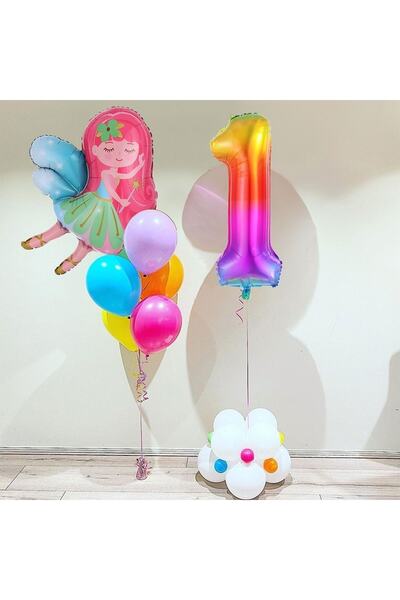 Mini Parti مجموعة بالونات ملونة لعيد الميلاد للفتيات من Mini Party Store