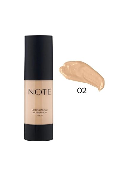 NOTE Detox And Protect Fondoten 02 Natural Beige