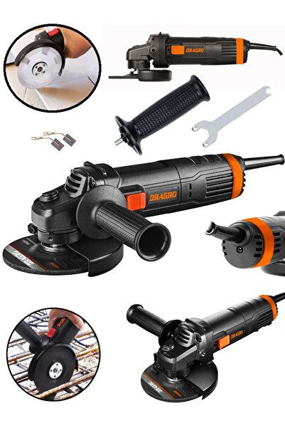 Dragro 4200 W Metal Şanzuman Bakır Sargılı Avuç Içi Taşlama Demir Metal Kesme...