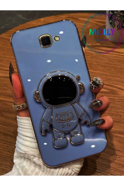Molly Technology Samsung Galaxy J7 Prime Için Petrol Mavi Astronot Standlı Ke...