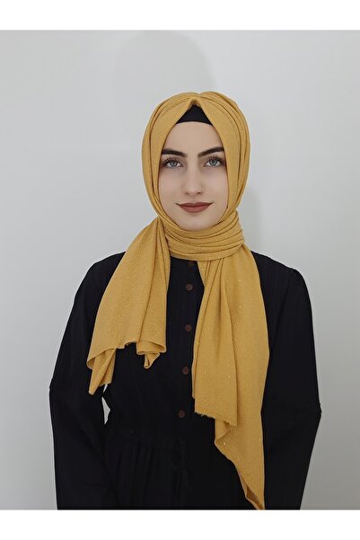 erasra class Glitter Gathered Ready Shawl Χρυσό Χρώμα