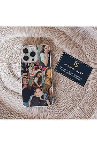 Flashy Shop Samsung Galaxy A54 Uyumlu Blackpink Kim Ji-soo Tasarımlı Şeffaf K...