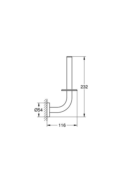 Grohe Essentials Spare Paper Holder Toilet - Warm Sunset 40385da1