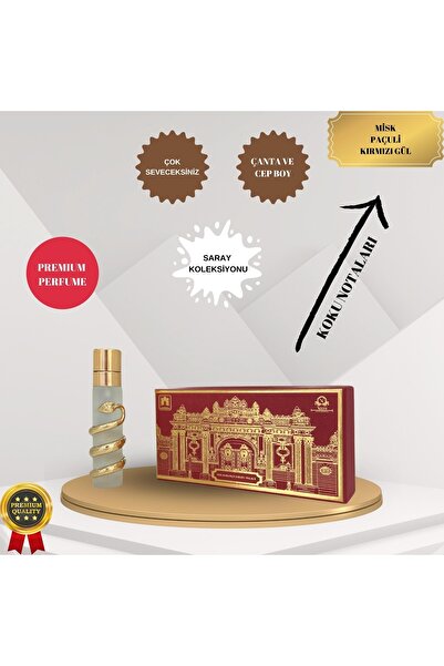 Nazen İstanbul 3'lü Set Saray Koleksiyonu Metal Objeli Intense 20 ml Unisex Çanta Ve Cep Parfümleri