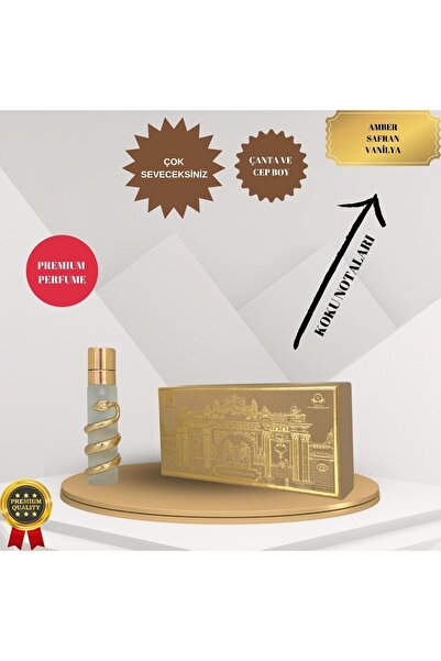 Nazen İstanbul 3'lü Set Saray Koleksiyonu Metal Objeli Intense 20 ml Unisex Çanta Ve Cep Parfümleri