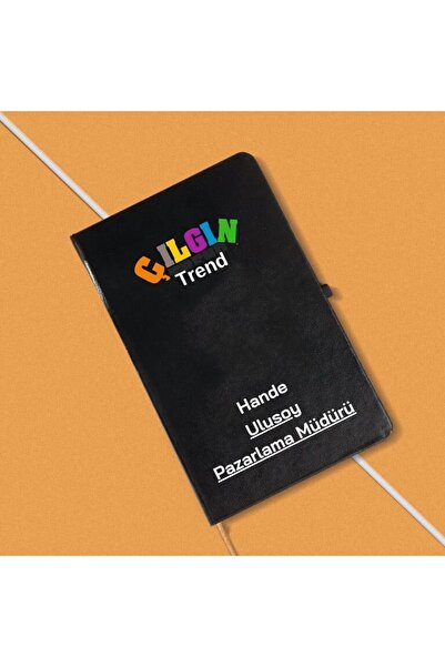 Çılgıntrend Caiet imprimat cu nume și logo-ul companiei