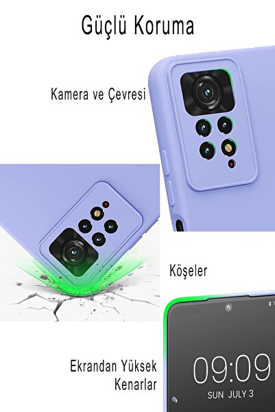 PrintiFy Samsung Galaxy M51 Uyumlu Lansman Kılıf Çiçek Tasarımlı Içi Kadife Kapak-siyah