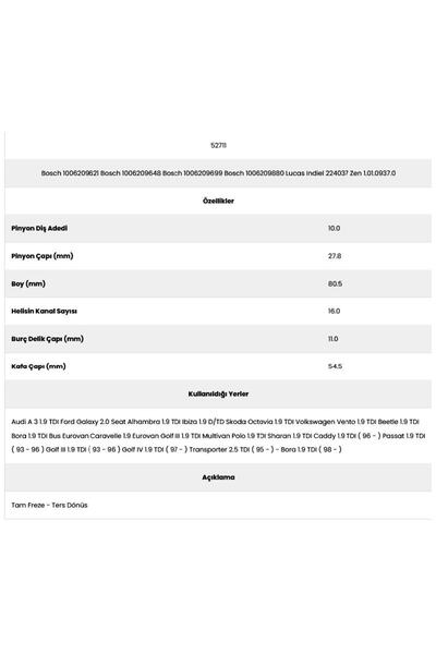 Form Metal 52711 Wv 16 قناة 10 أسنان 7156990   كاتب جير