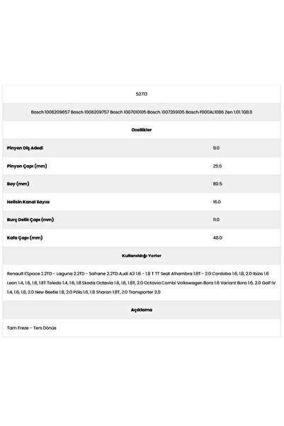Form Metal 52713 Espace 16 Channel 9 Teeth10062096 Starter Gear