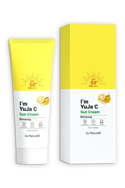 DR. MELOSO I'm Yuja C - 70 مل واقي من الشمس SPF50+ PA+++ مرطب ومشرق