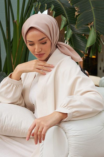 Silk Home Eșarfă din twill de culoare solidă