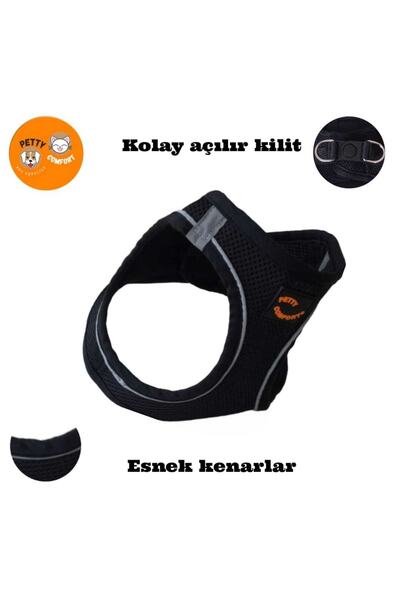 PettyComfort Köpek Göğüs Tasması-köpek Gezdirme Tasması-air Mesh (hava Geçirgen ) Göğüs Tasması-yerli Üretim