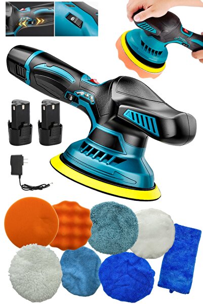 PROXTECH Orbital Kablosuz Akülü Lityum 2x Batarya 6 Devir Ayarlı Detay Pasta ...