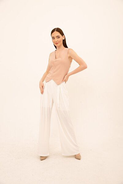 Laranor Класичний жилет з кремовими ґудзиками