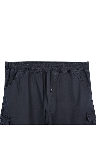 marufshop Μαύρο τζιν Jogger παντελόνι Plus Size - Cargo Pocket