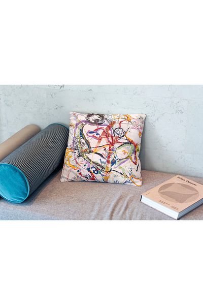 RUGSMODERN Kırlent 1250 Μήνυμα Πολύχρωμο Κάλυμμα Μαξιλαριού Ριχτάρι με Φιγούρα Τυχαία Σχεδίαση Μαξιλάρι25