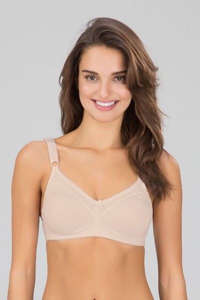 Kom Συσκευασία 3 Σουτιέν Carol Cotton No Underwire Χρώμα δέρματος