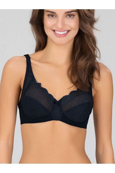 Kom Σουτιέν 2 Συσκευασίας Beliza Underwire Gatherer Μαύρο και Εκρού