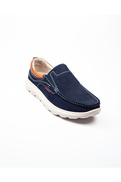 Voyager 6501 Pantofi casual pentru bărbați din piele nubuc bleumarin