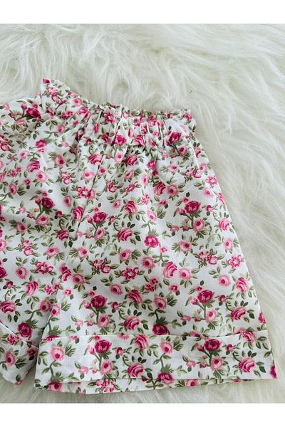 Moda Lina Pantaloni scurți - Model Floral