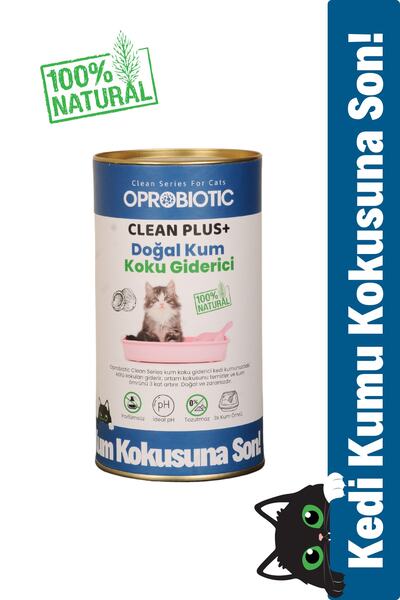 Oprobiotic Clean Plus Doğal Kedi Kum Koku Giderici 450gr