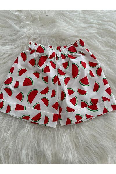 Moda Lina Σορτς με μοτίβο φρούτων