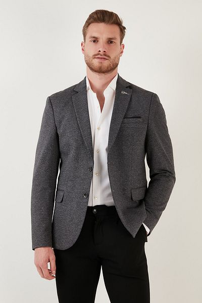 Buratti Slim Fit 6 Drop Double Slit Blazer Ανδρικό μπουφάν Savue