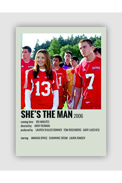fırsatlar diyarı She's The Man Film Info Card Bilgi Kartı Duvar Posteri