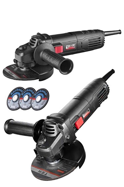 DYNAMİC MAX Prof 4200 W Bakır Sargılı 115 Mm Metal Şanzıman Avuç Içi Taşlama Sprial Makinesi 3 Adet Taş