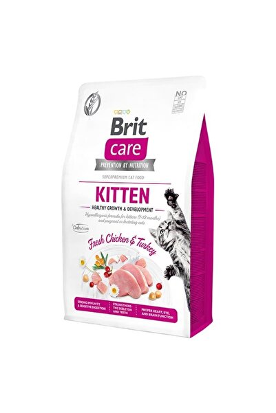 Brit Care Hypo-allergenıc Tavuklu Ve Hındılı Tahılsız Yavru Kedı Maması 2kg