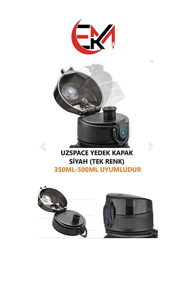 Uzspace Ekm 350 Ml - 500 Ml Compatible Spare Cap