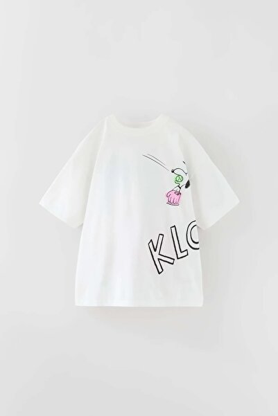 Machetta Πολύχρωμο Κλοπ! Παιδική μπλούζα με στάμπα Snoopy Oversize