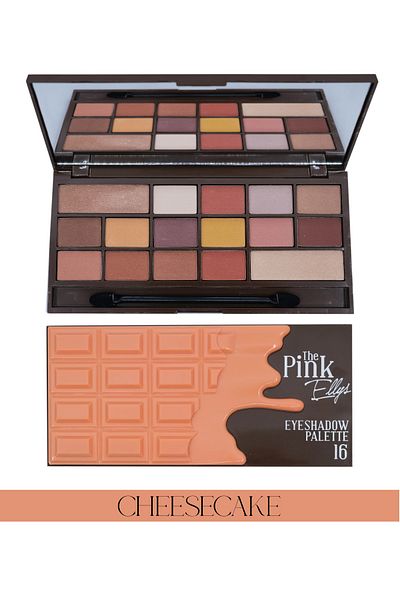 The Pink Ellys Cheesecake Patterned 16-Piece Palette Eyeshadow 02 Eyeshadow