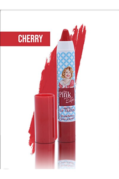 The Pink Ellys Mat Crayon Ruj Strawberry