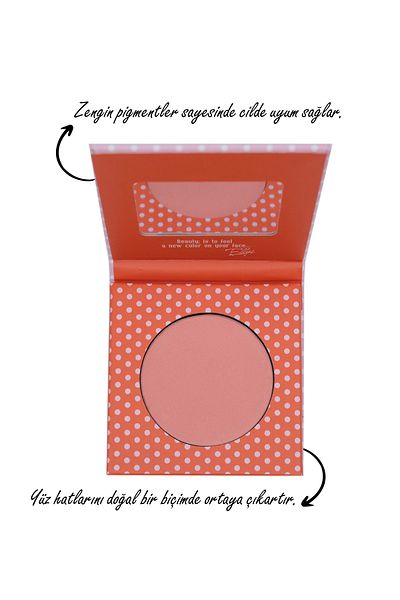 The Pink Ellys Compact Blusher Heroic 03