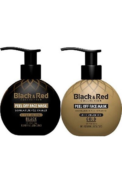 Black Red Peelable Black and Gold Gold Face Mask Against Black Spots 2x250 Ml