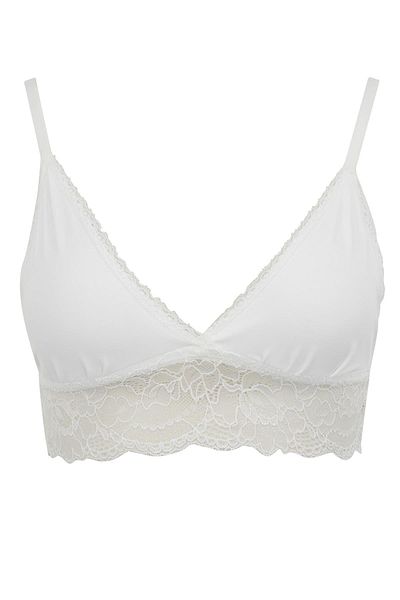 DeFacto Σουτιέν Fall In Love Lace Λεπτομερές Coverless Padless σουτιέν