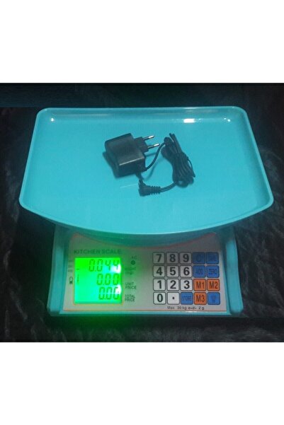 ÇORAK 40 Kg Kapasiteli Elektronik Fiyat Hesaplamalı Terazi Şarjlı