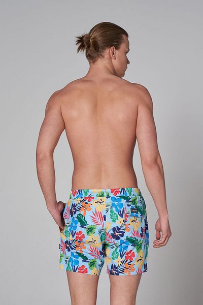 John Frank Pantaloni scurți pentru costum de baie Gts Multicolor