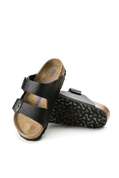 Birkenstock Pantolette
 - Schwarz - Flacher Absatz