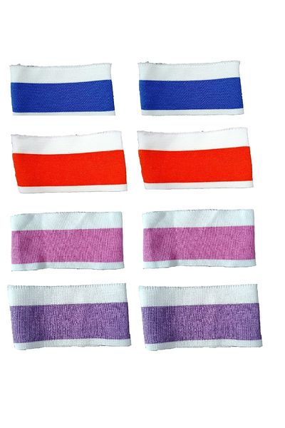 U5 FASHION 4 Pairs Ribbed Sleeve Cuff Full Needle Knitwear Arm Band