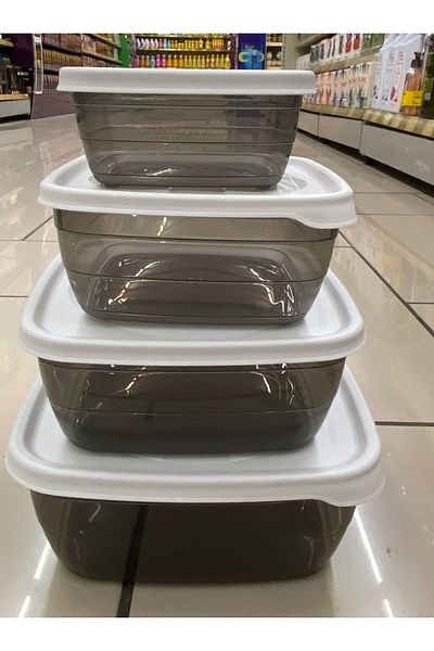 HOBBY LİFE Gree Home Storage Container 4 Pieces